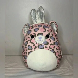 Squishmallows Dallas 8” Cheetah Leopard Easter Bunny Rabbit Safari Spring NWT